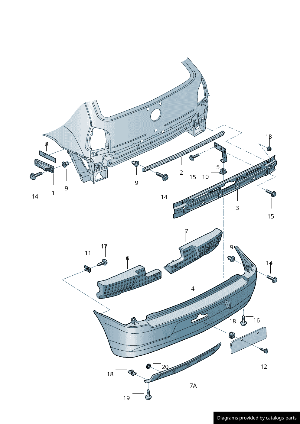 Car part diagram