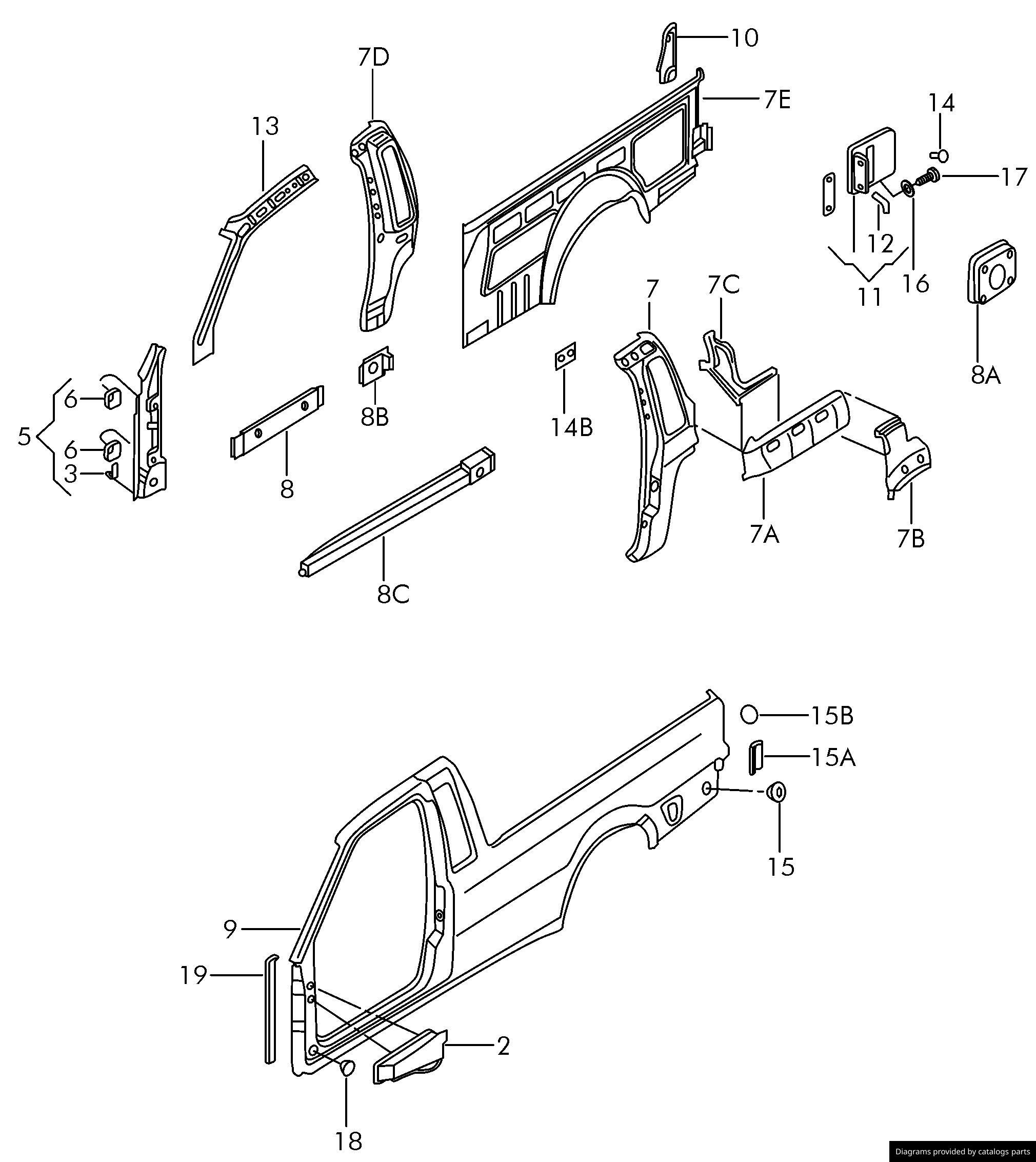Car part diagram