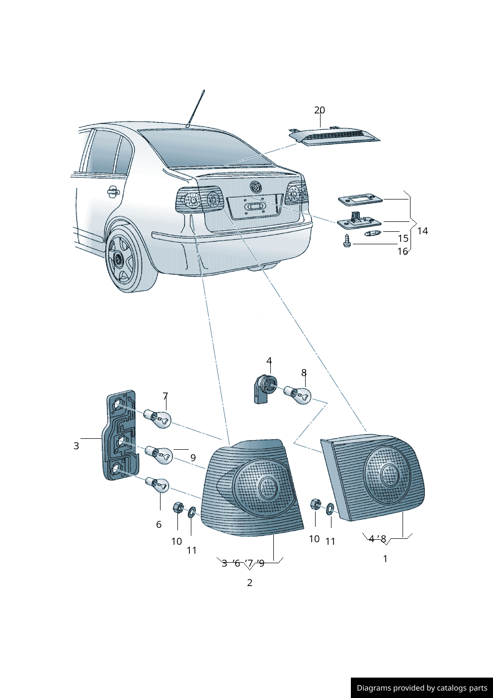 Car part diagram