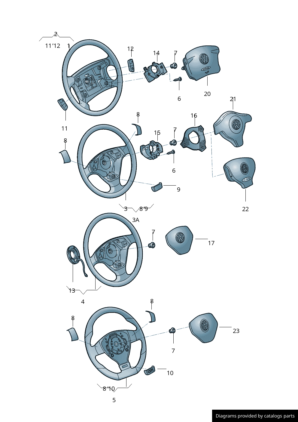 Car part diagram