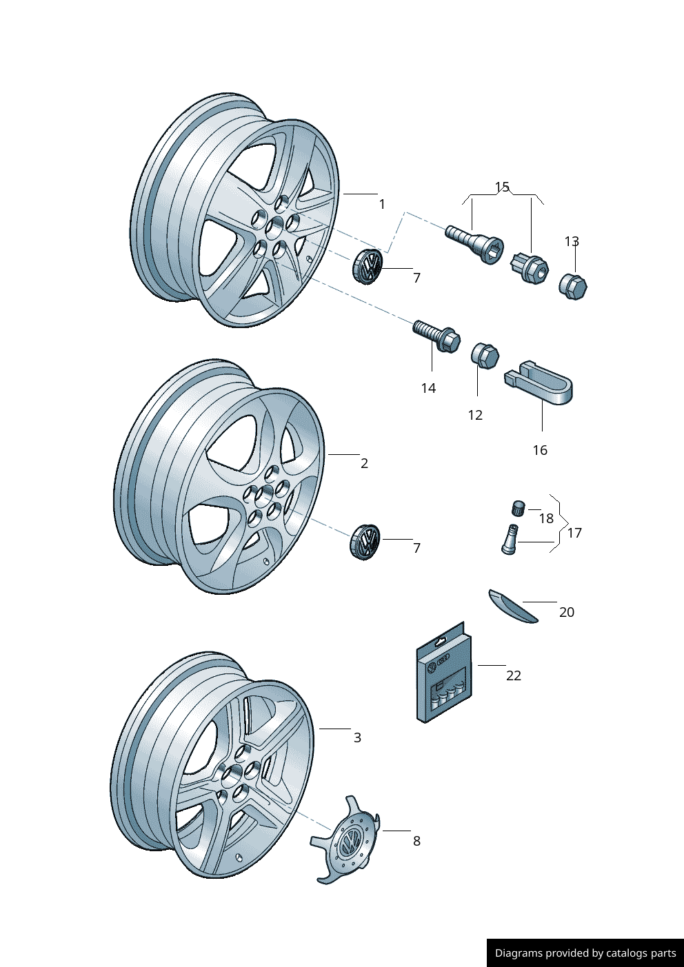 Car part diagram