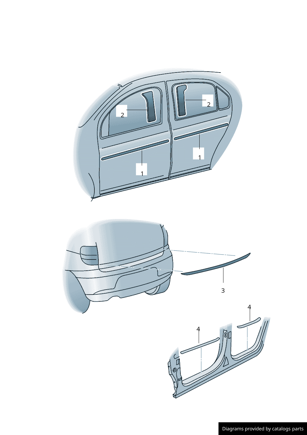 Car part diagram