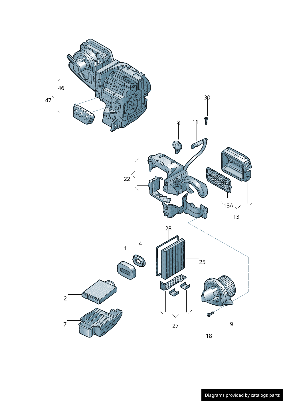 Car part diagram