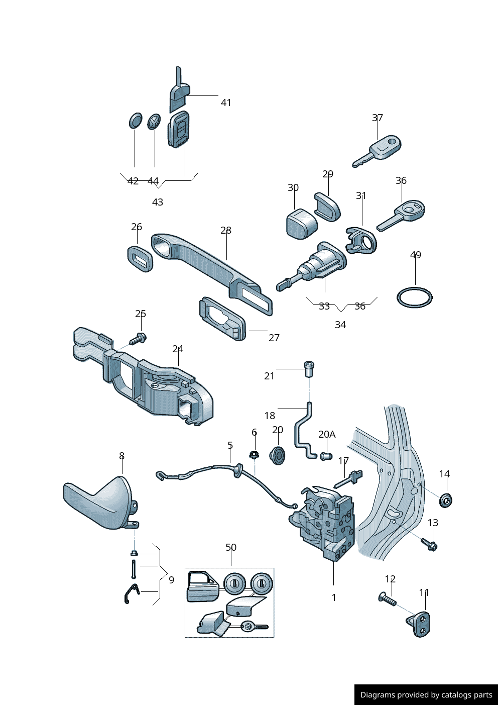 Car part diagram