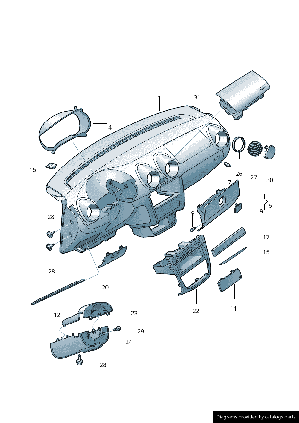 Car part diagram