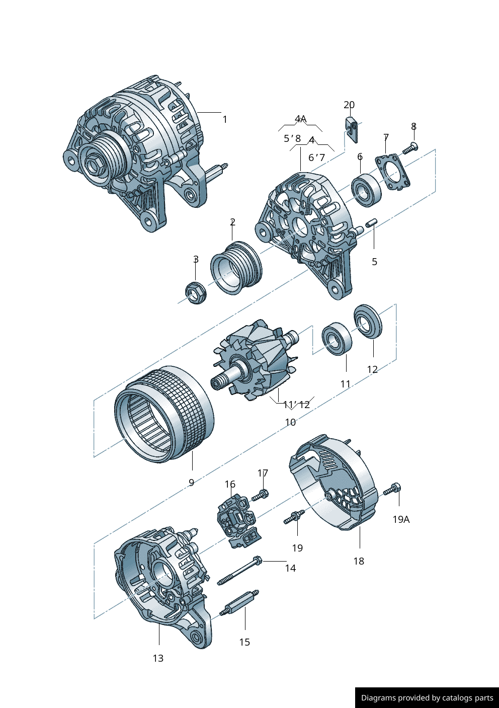 Car part diagram