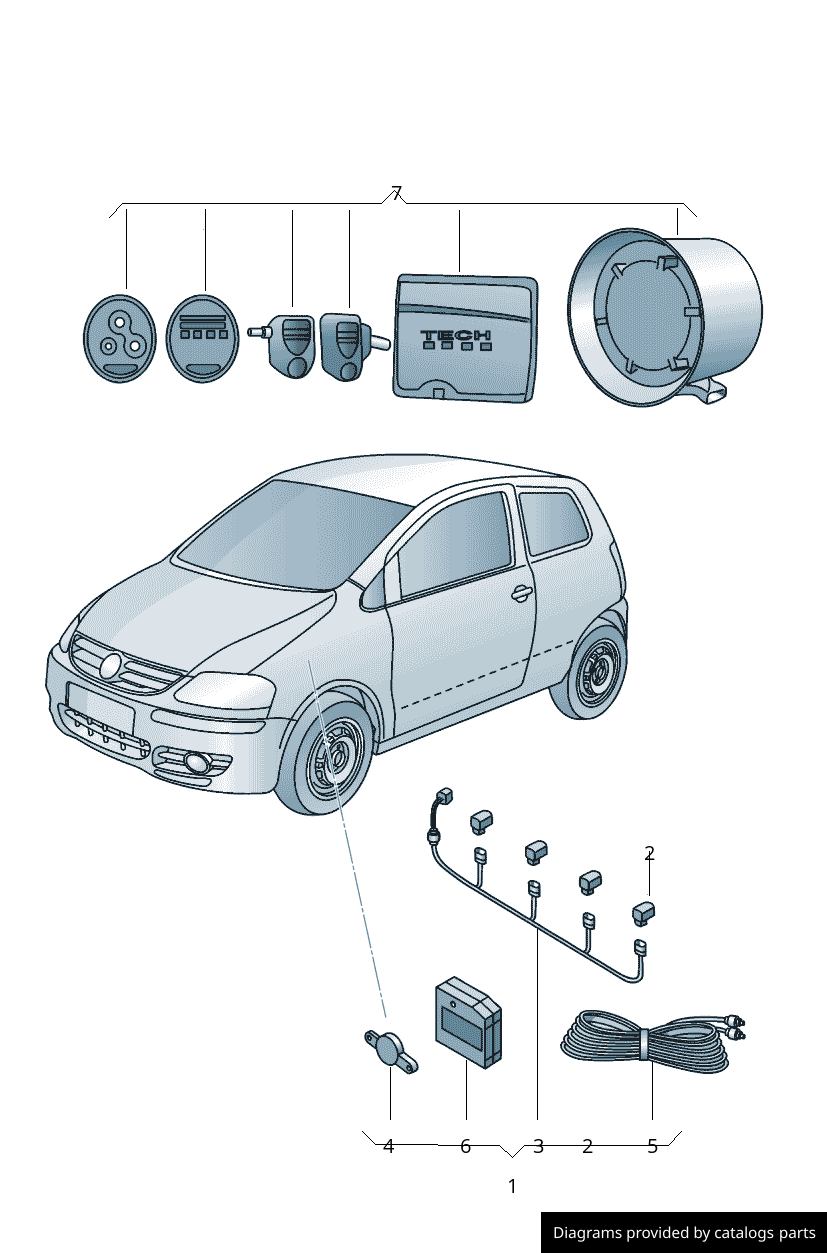 Car part diagram