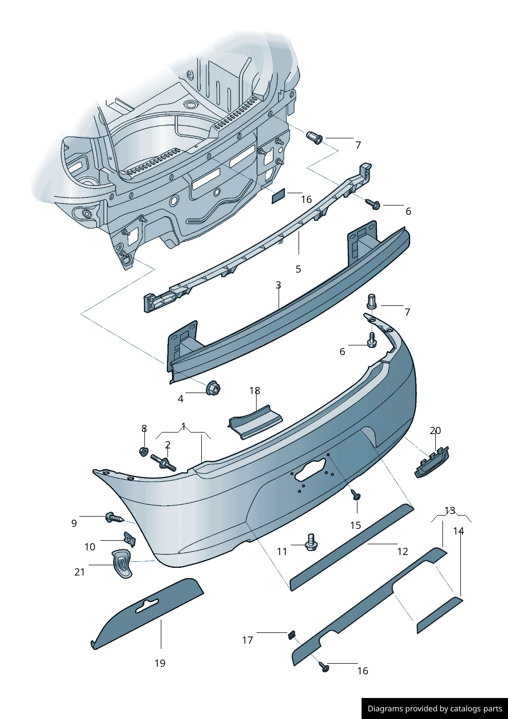 Car part diagram