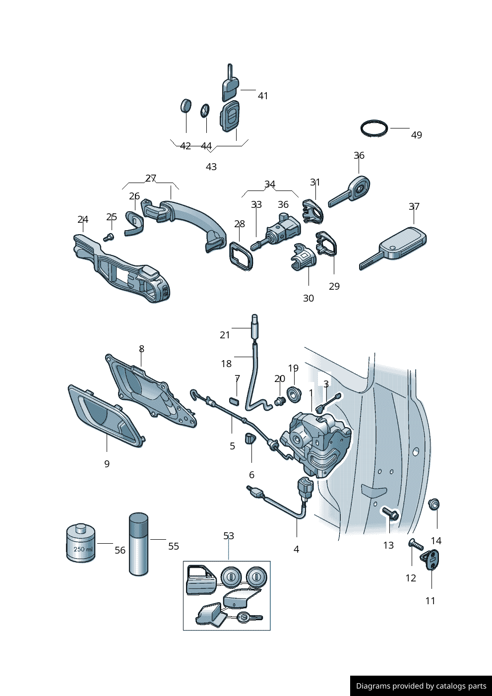 Car part diagram