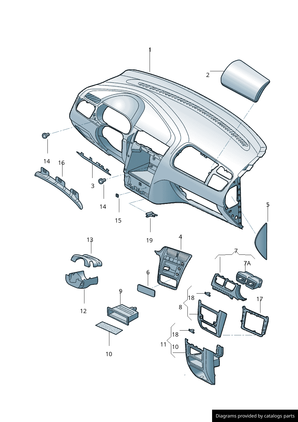Car part diagram