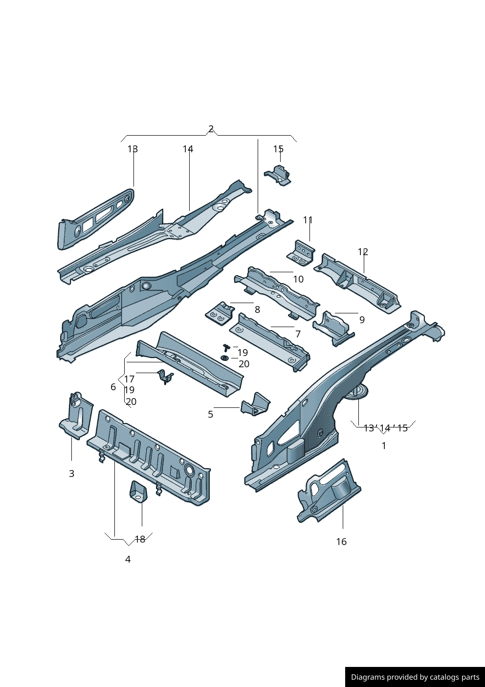 Car part diagram