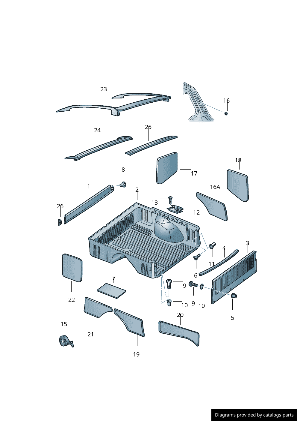 Car part diagram
