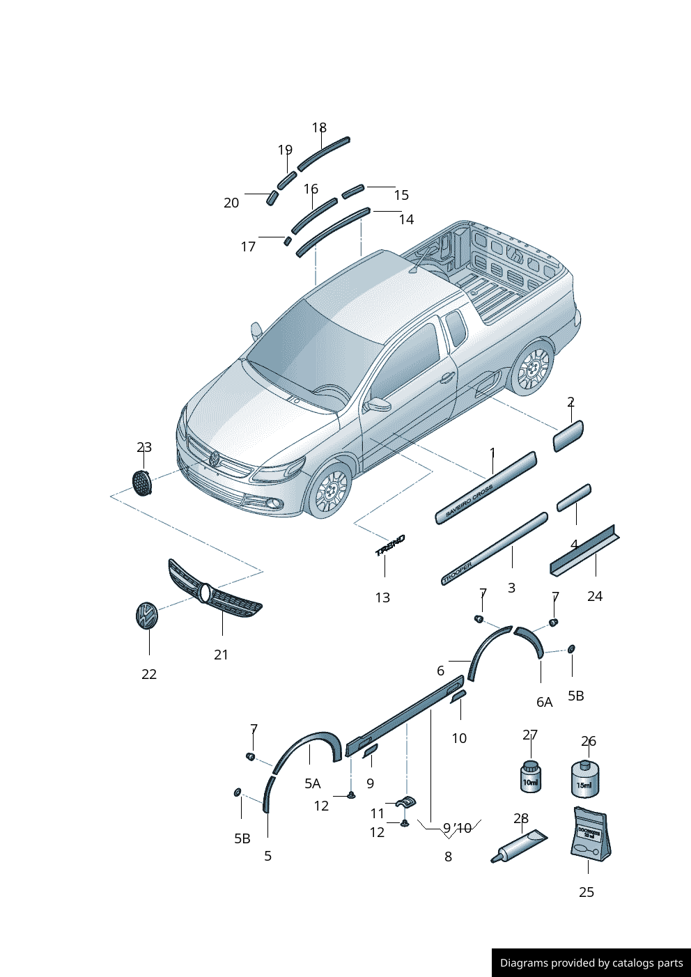 Car part diagram