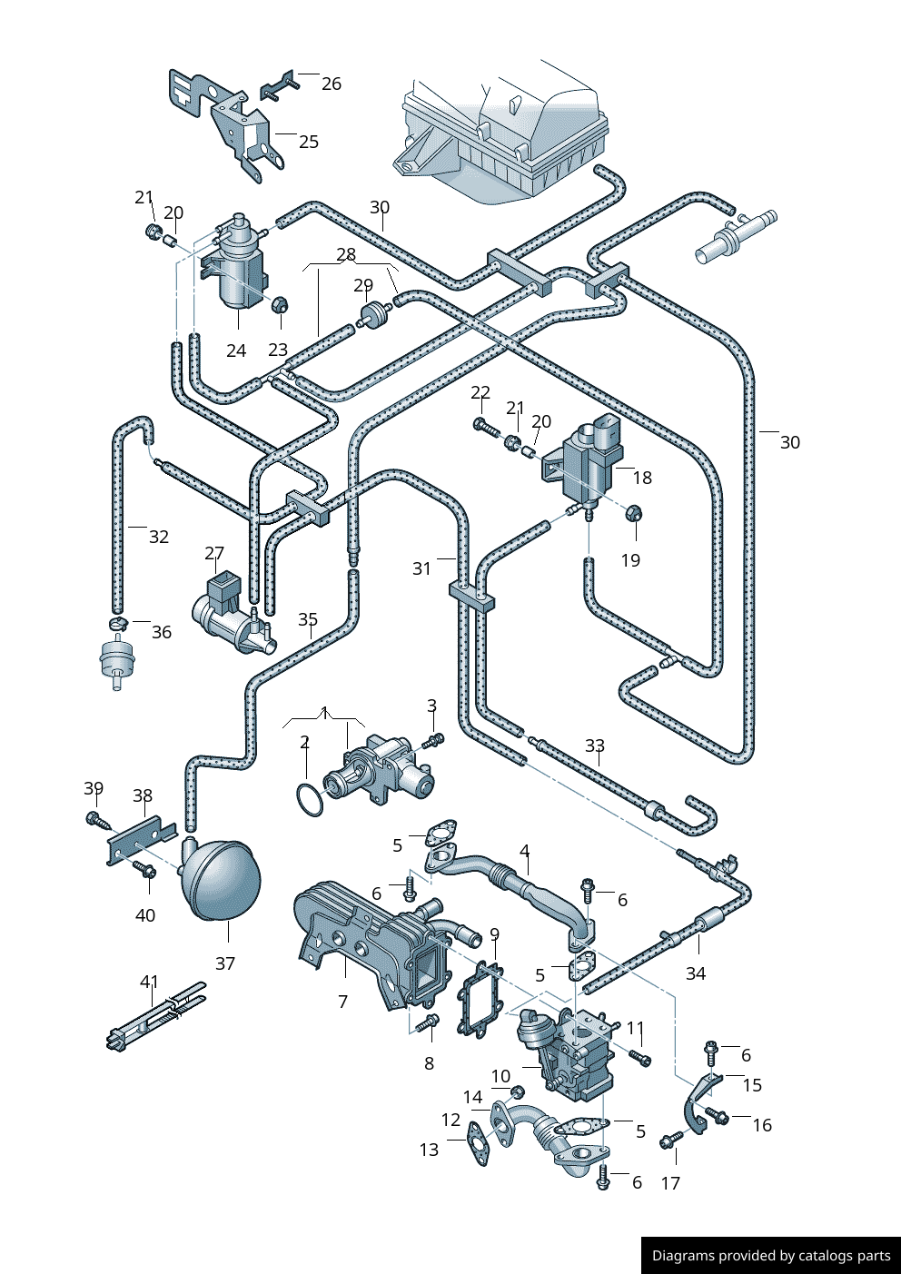 Car part diagram