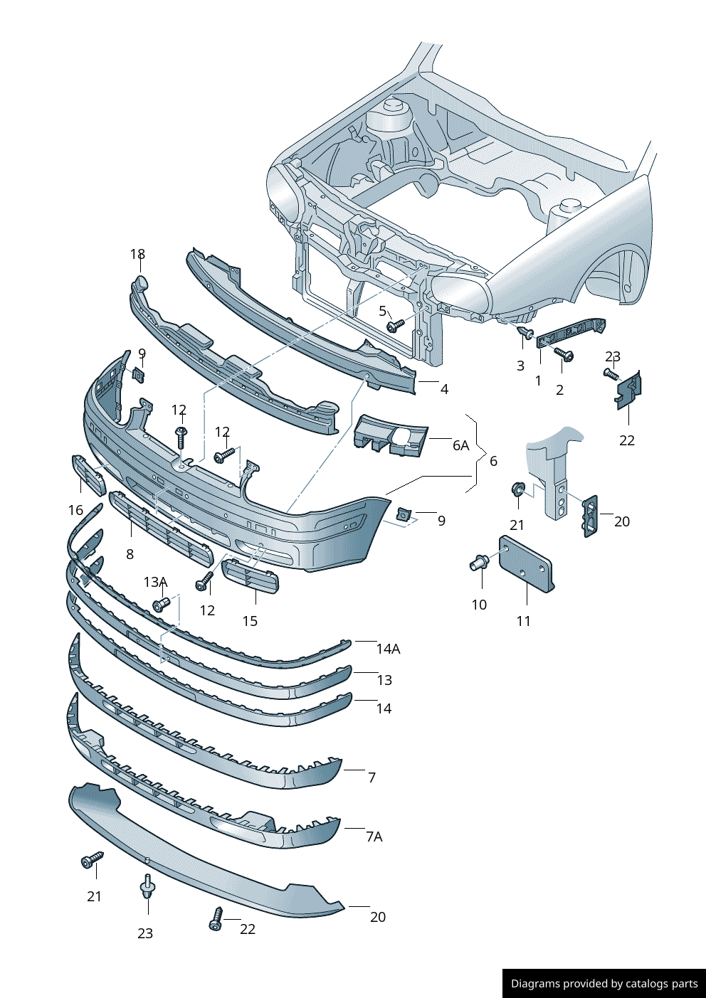 Car part diagram