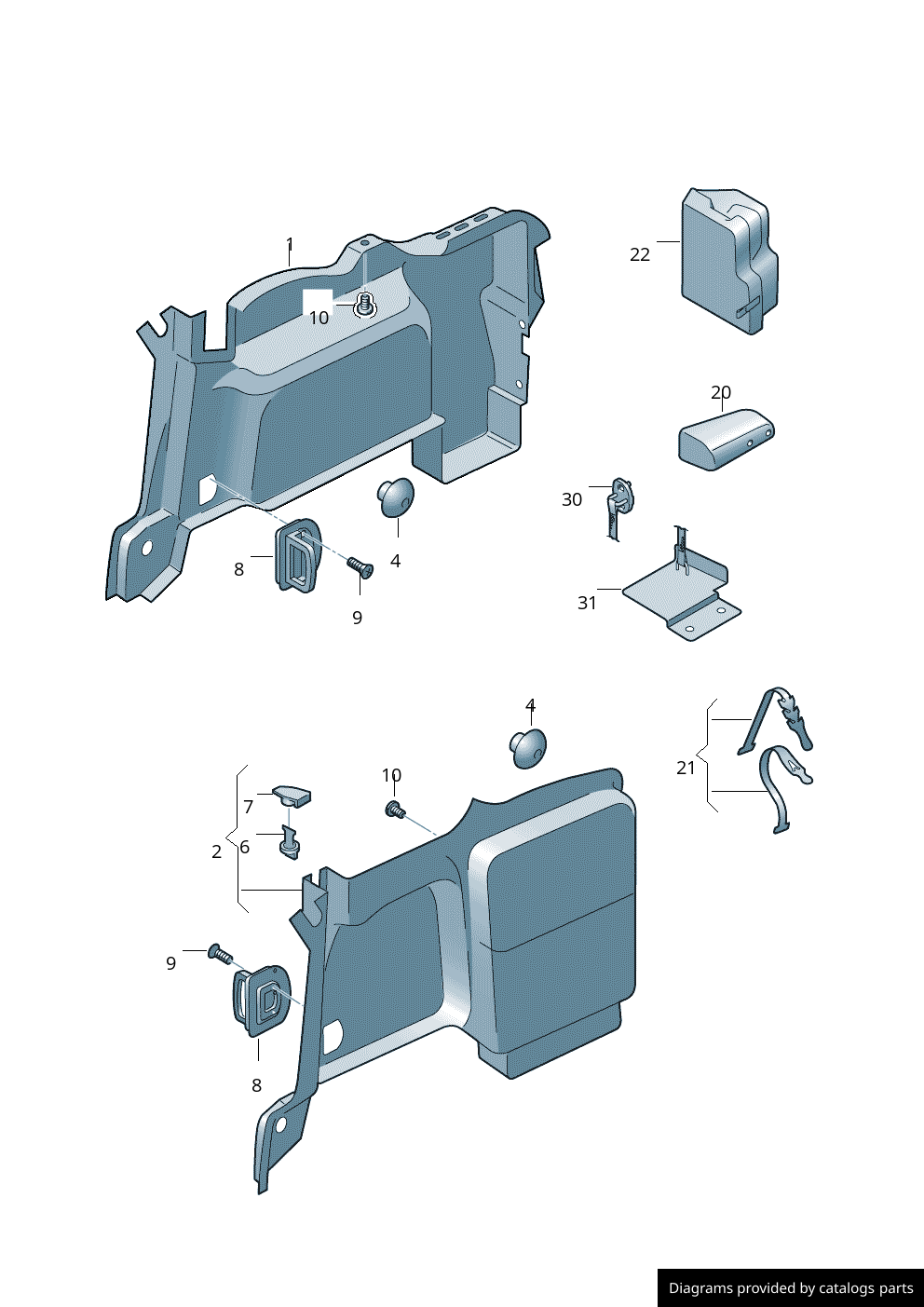 Car part diagram
