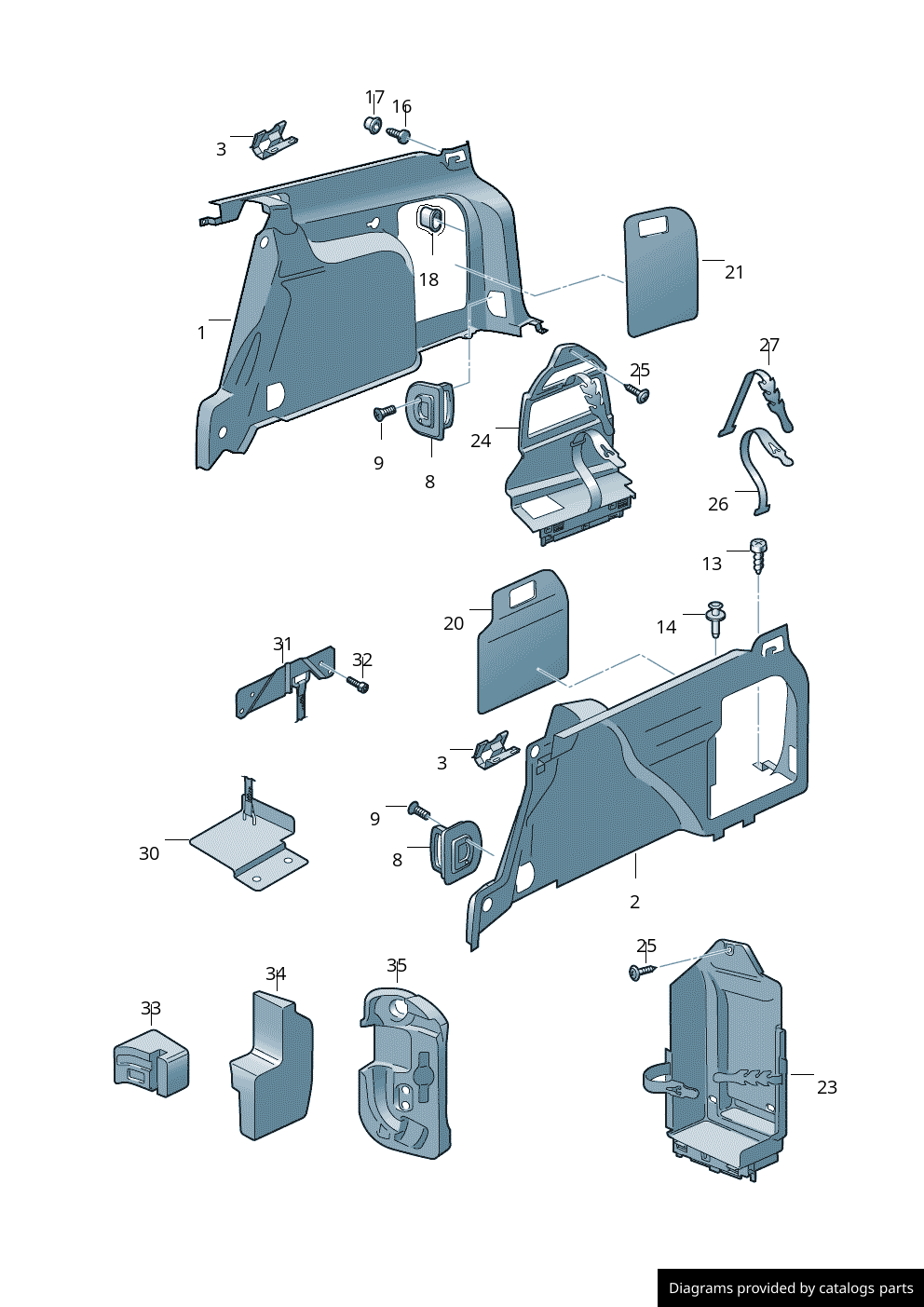 Car part diagram