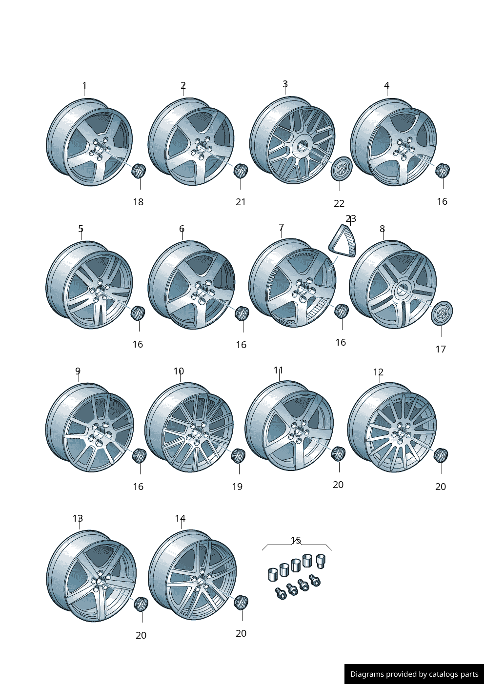 Car part diagram