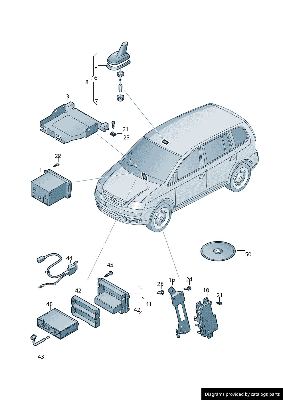 Car part diagram