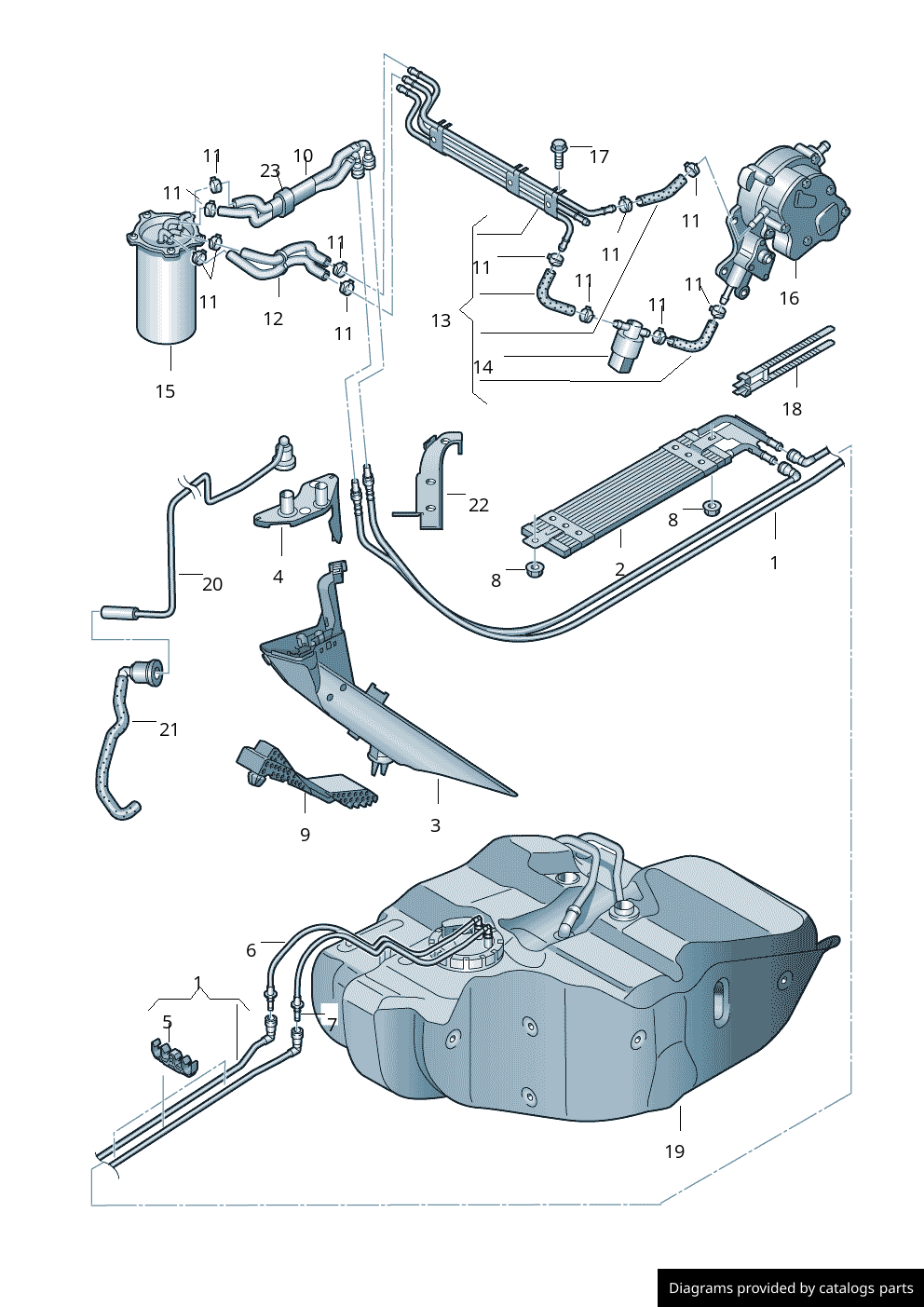 Car part diagram