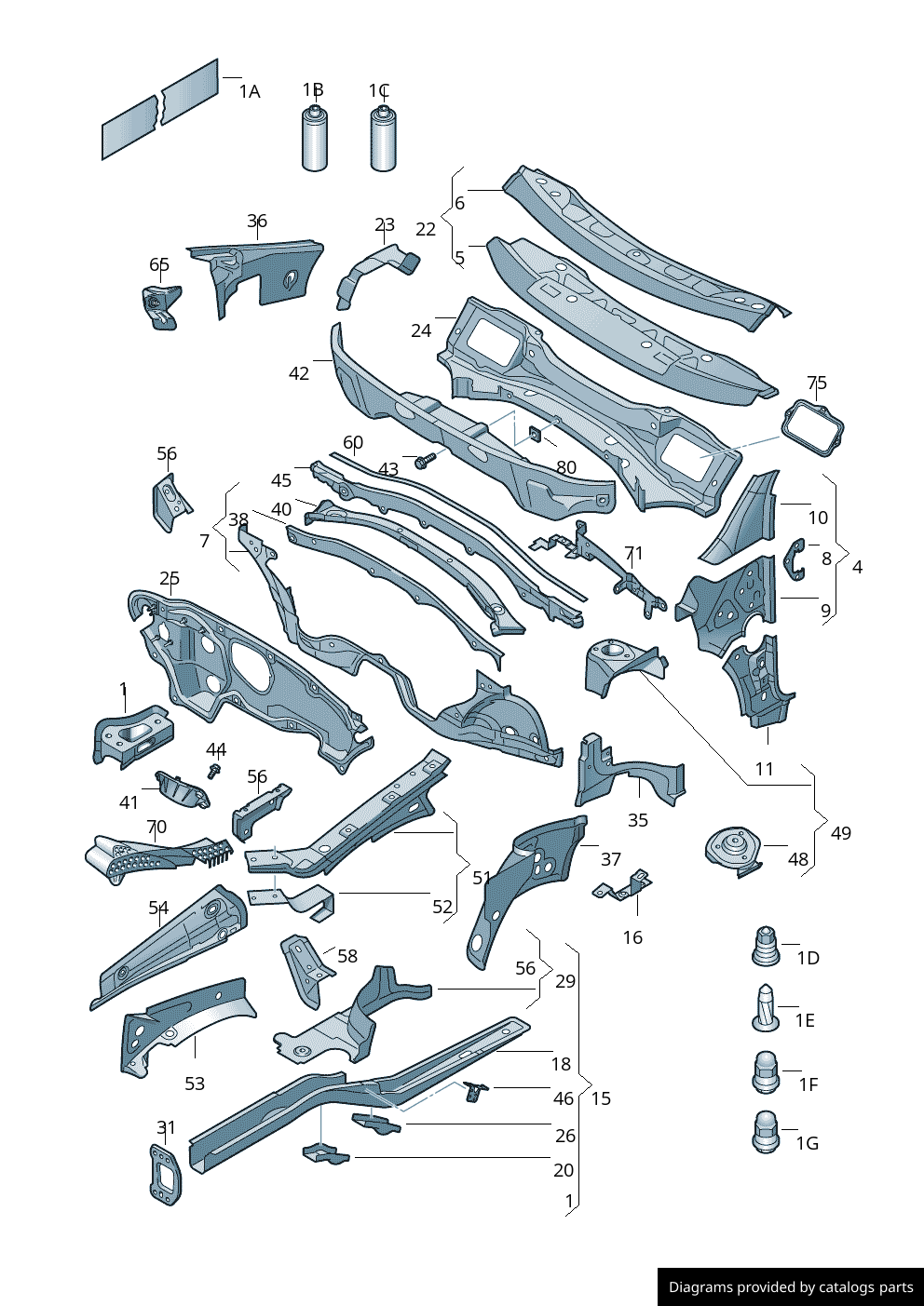 Car part diagram