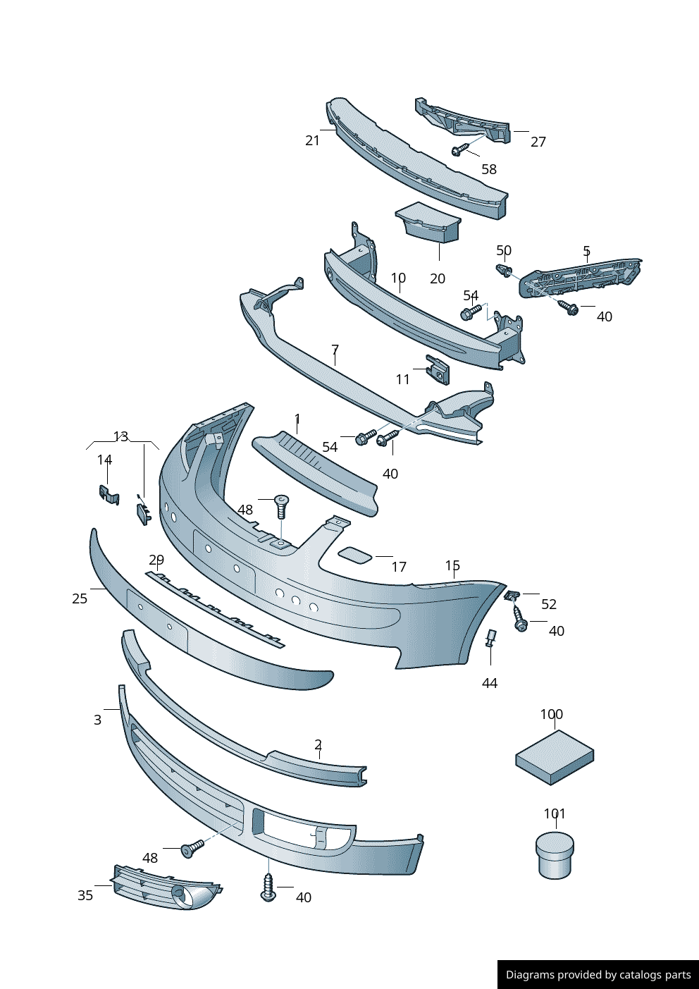 Car part diagram