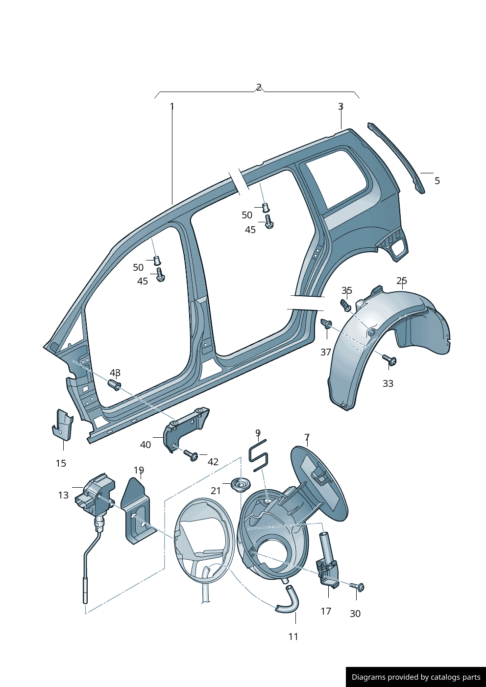 Car part diagram
