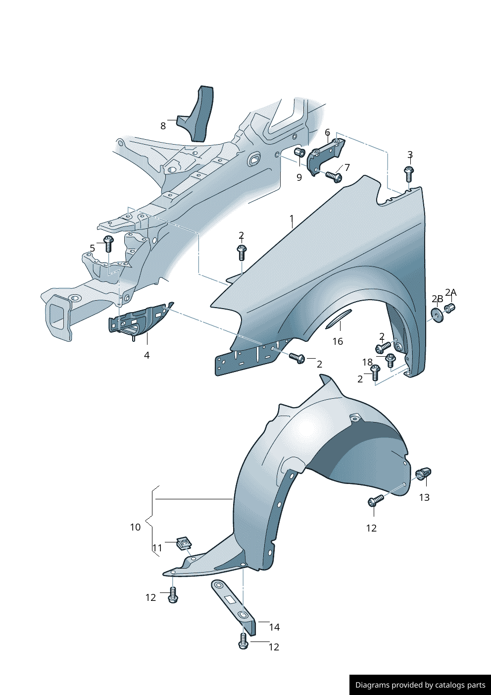 Car part diagram