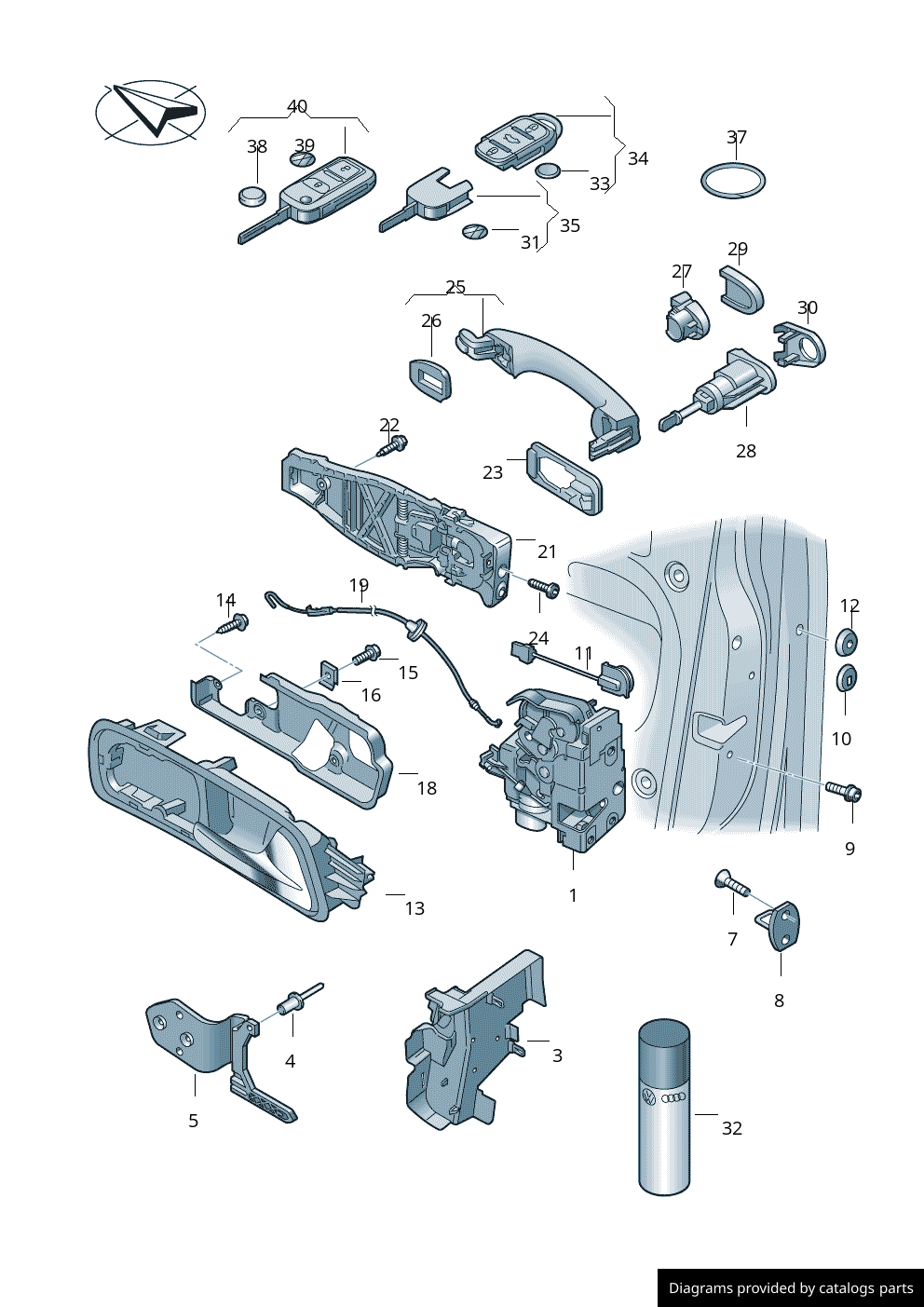 Car part diagram