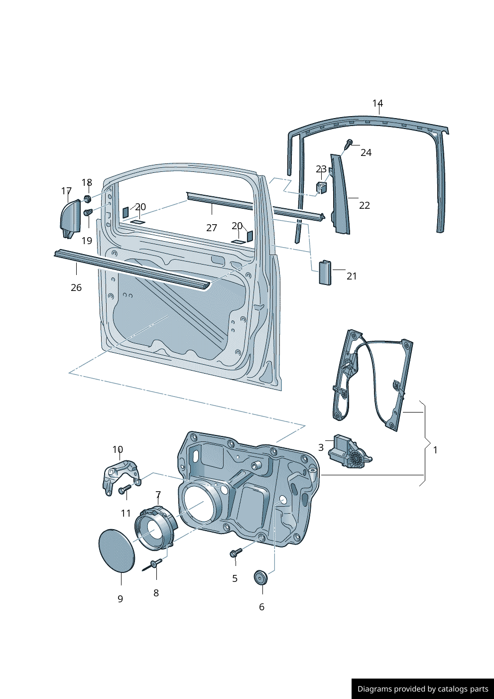 Car part diagram