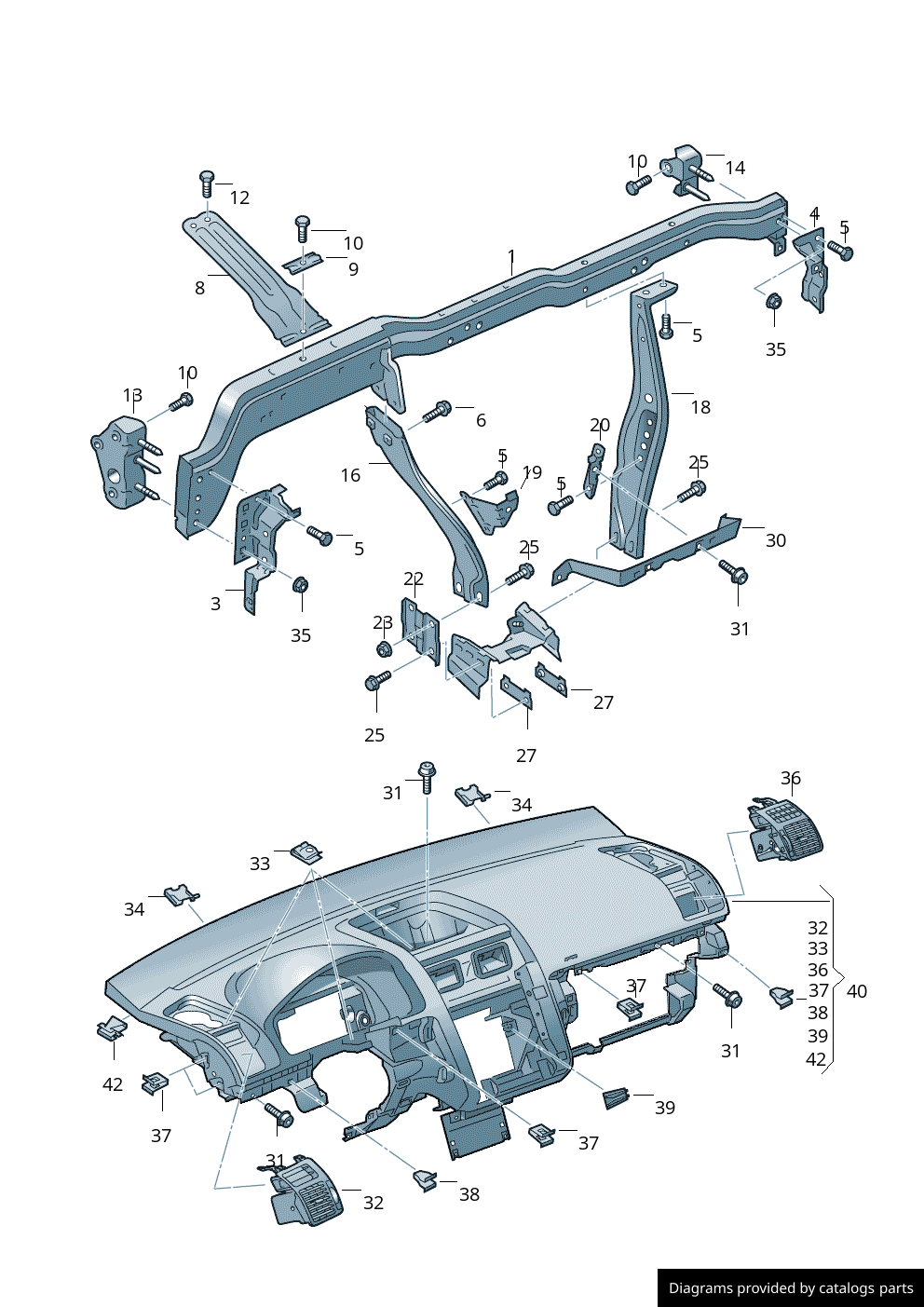 Car part diagram