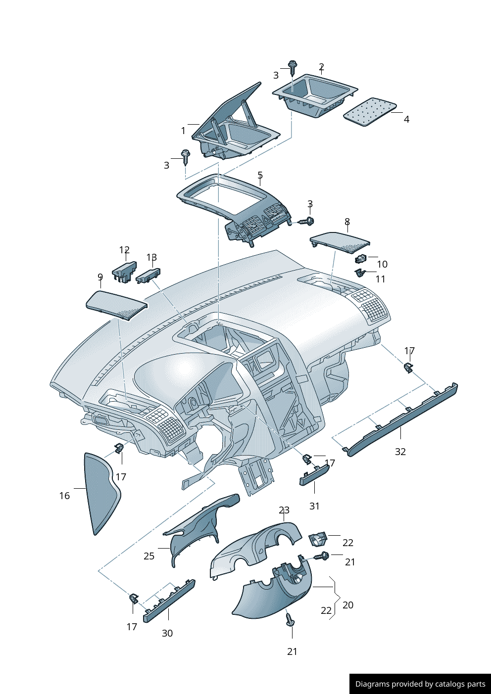 Car part diagram