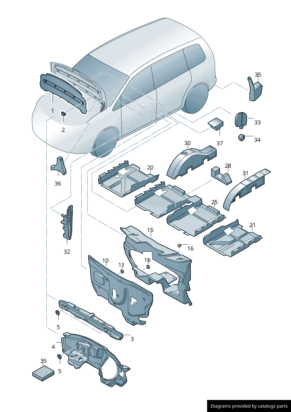 Car part diagram