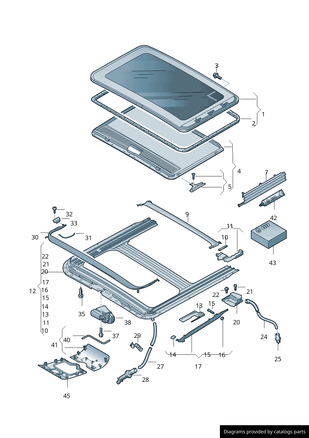 Car part diagram