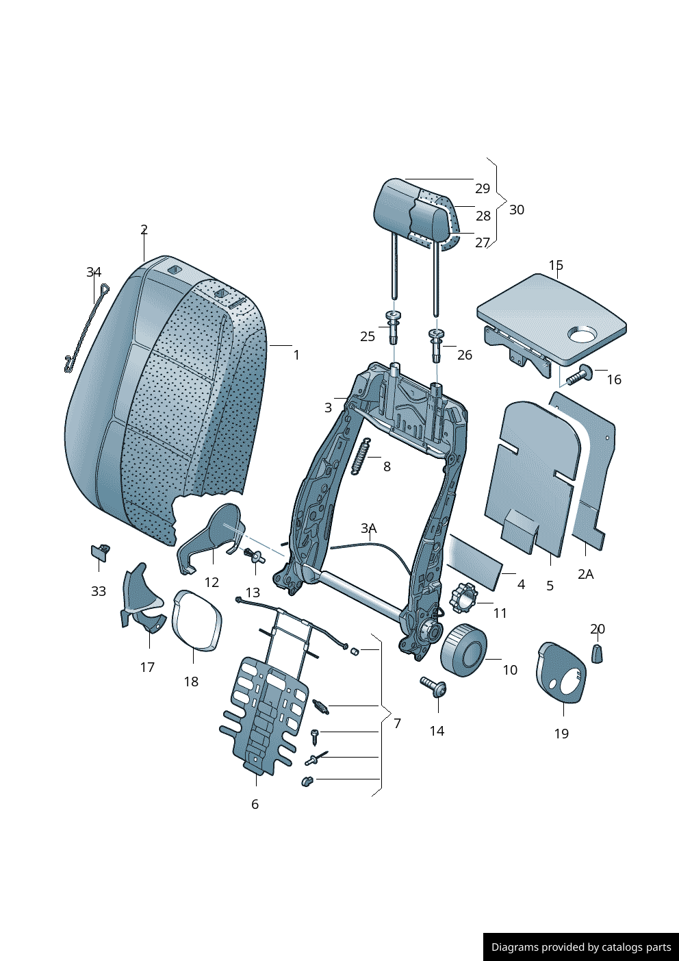 Car part diagram