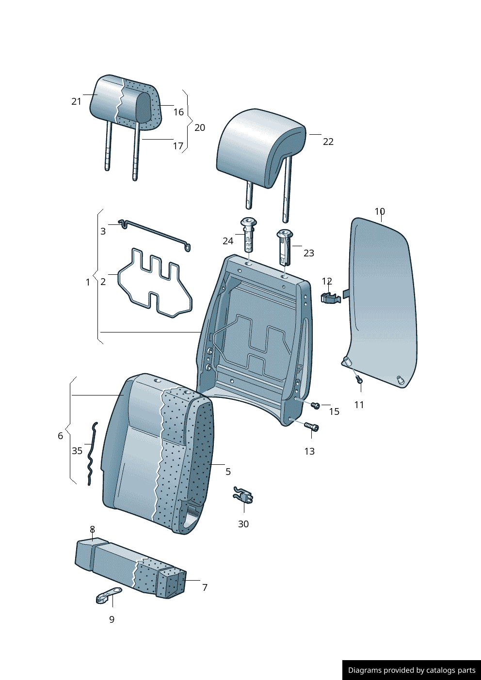 Car part diagram