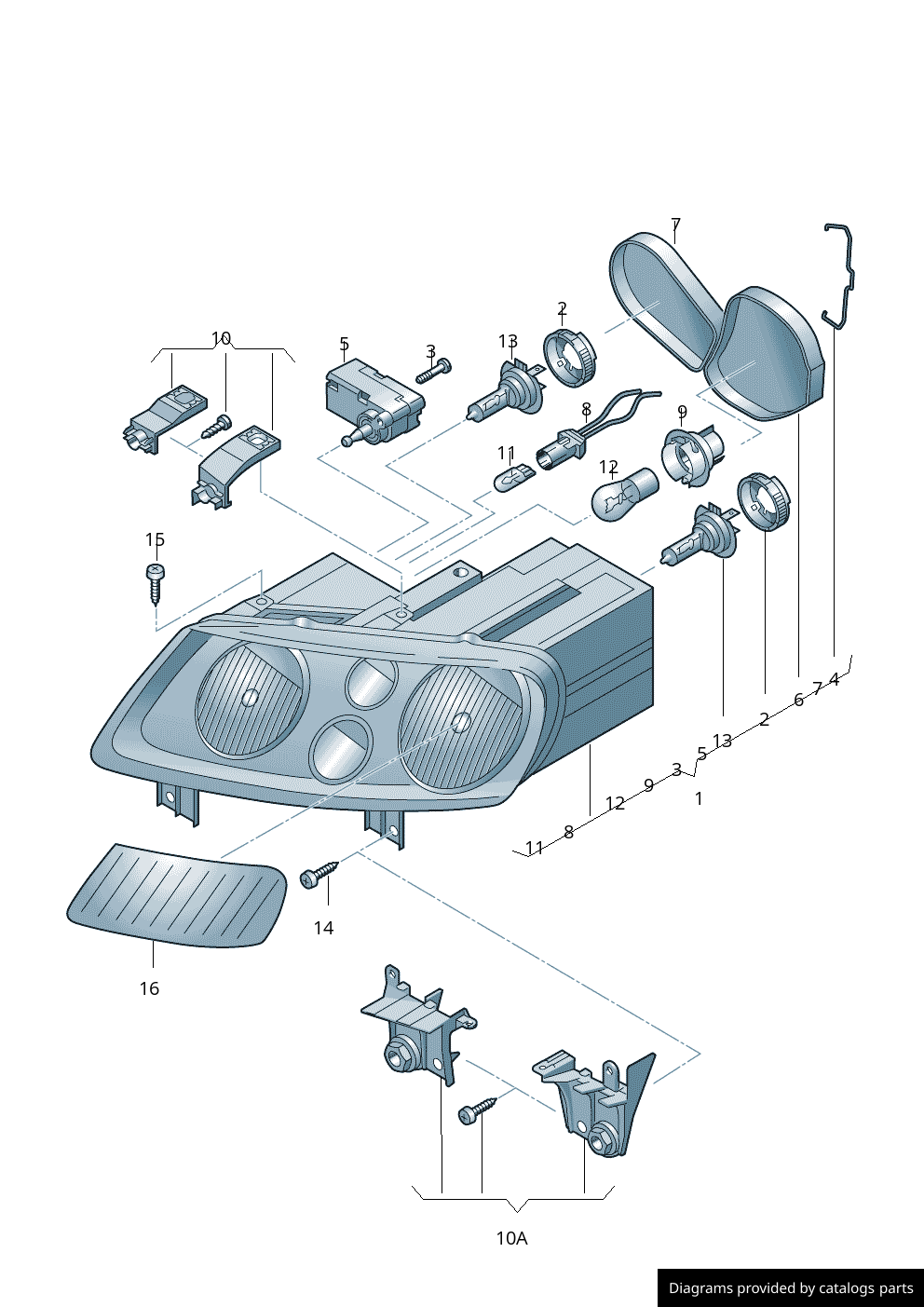 Car part diagram