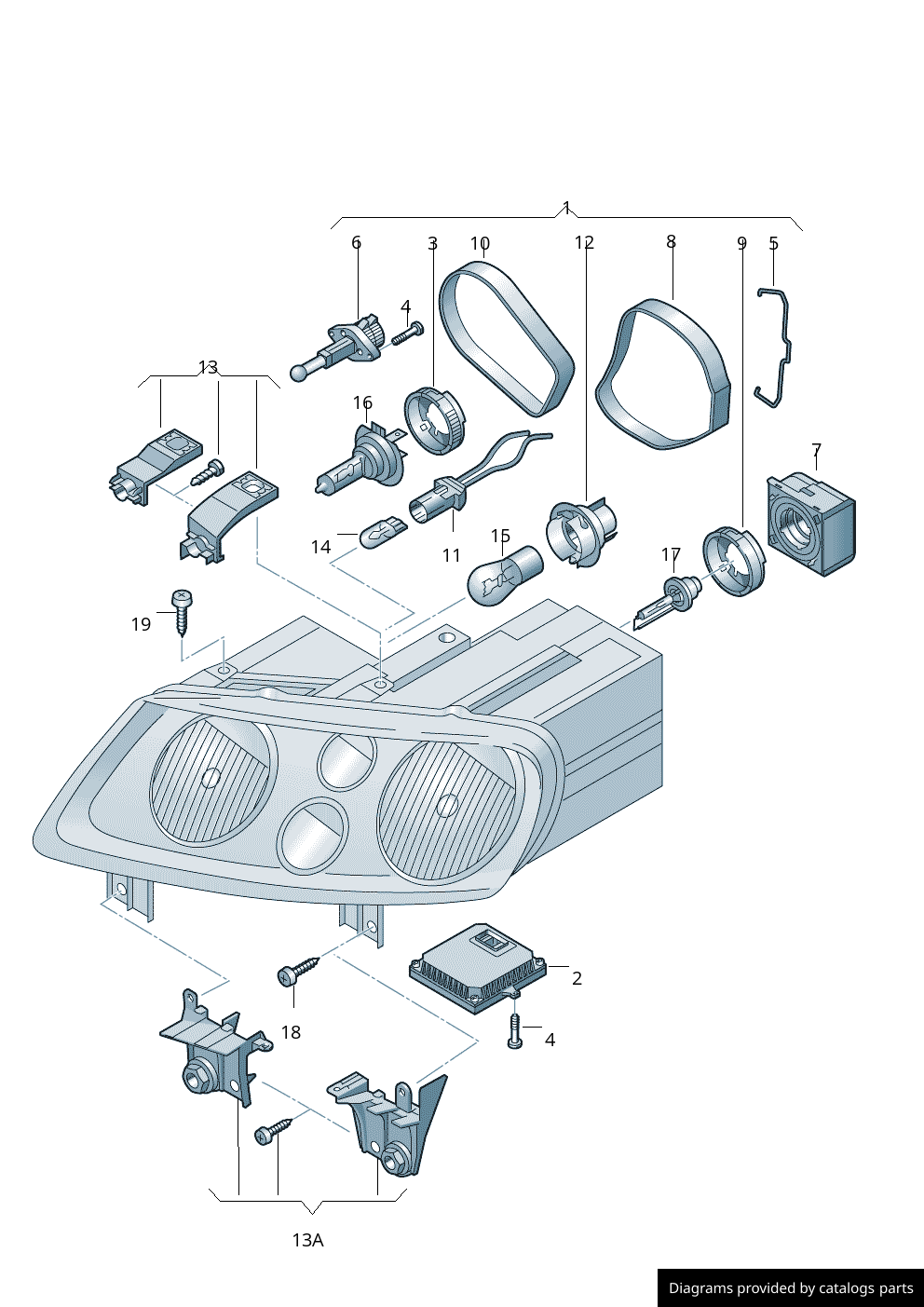 Car part diagram