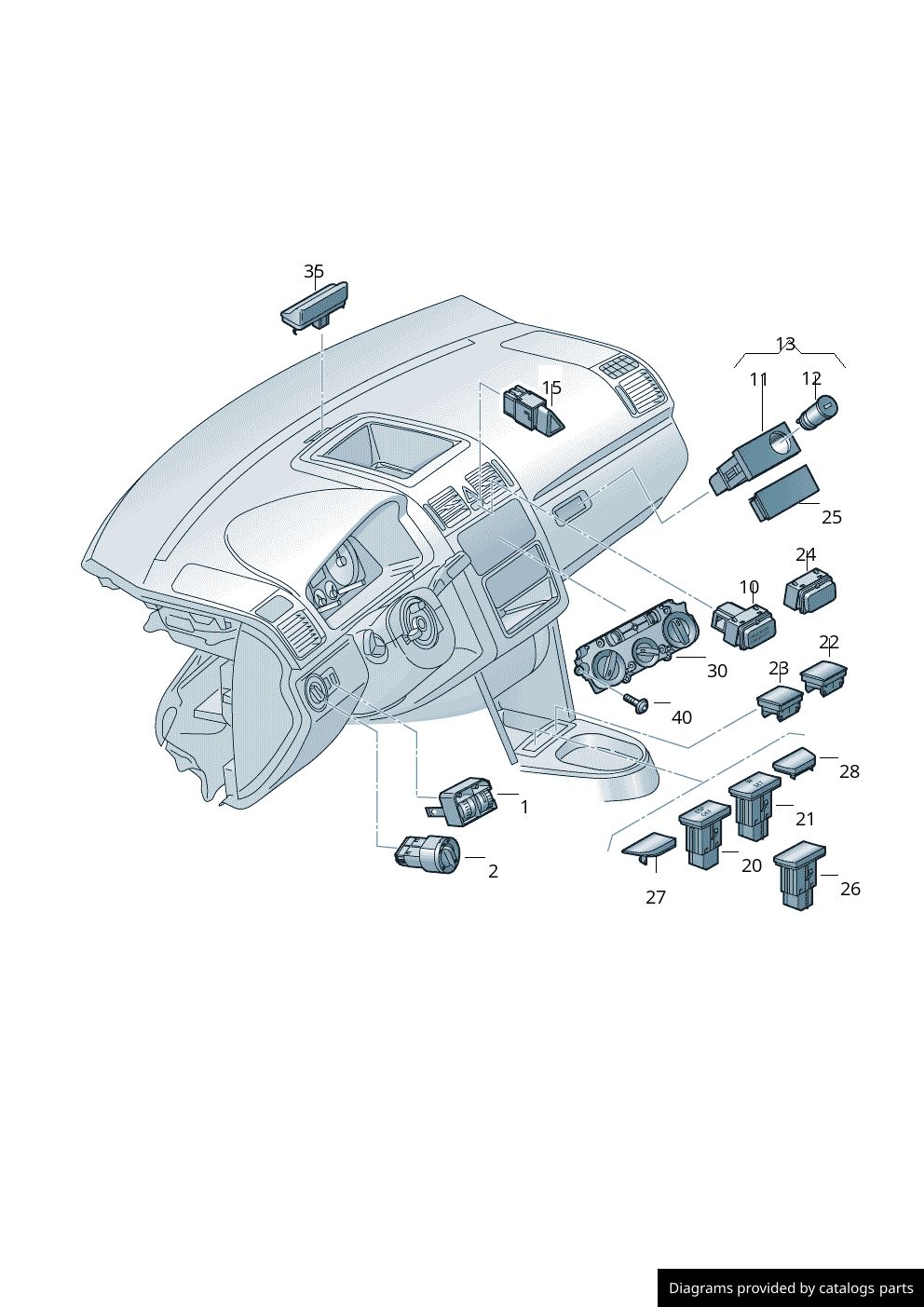 Car part diagram