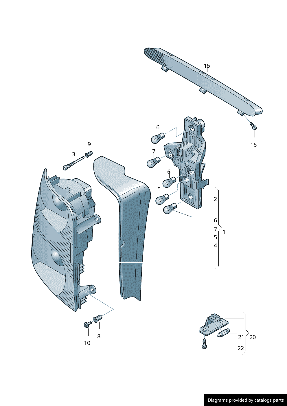 Car part diagram