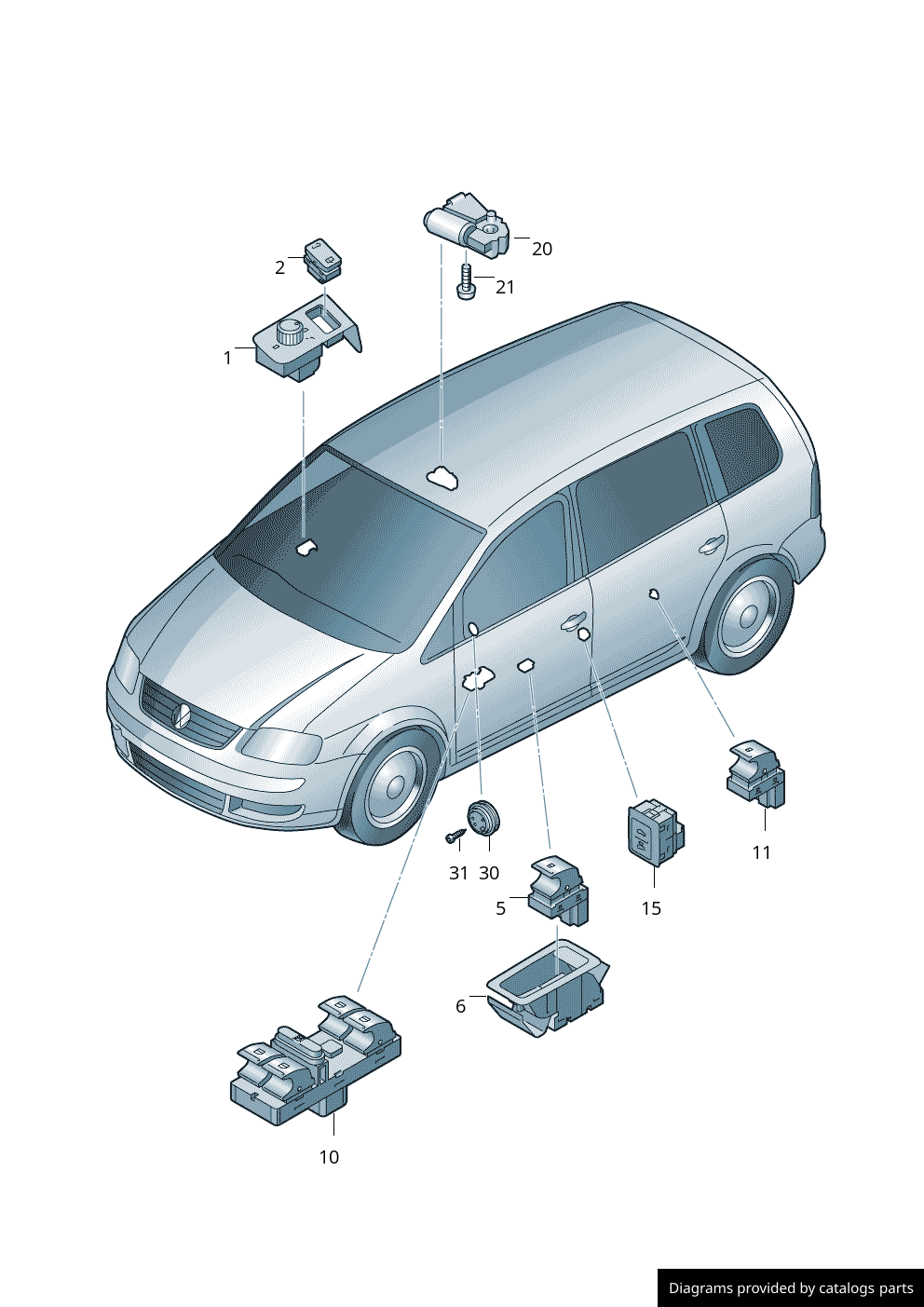 Car part diagram
