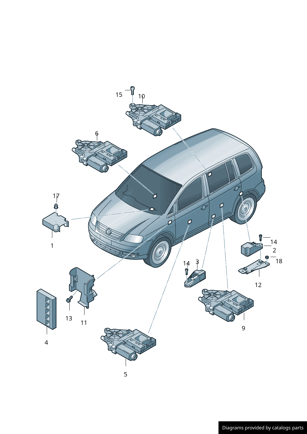 Car part diagram