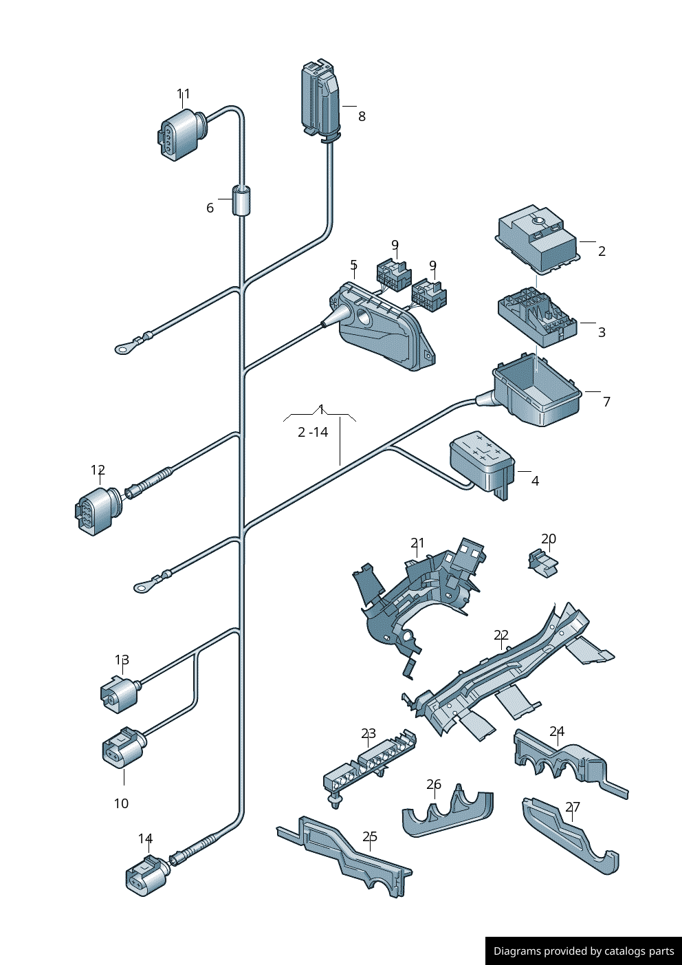 Car part diagram