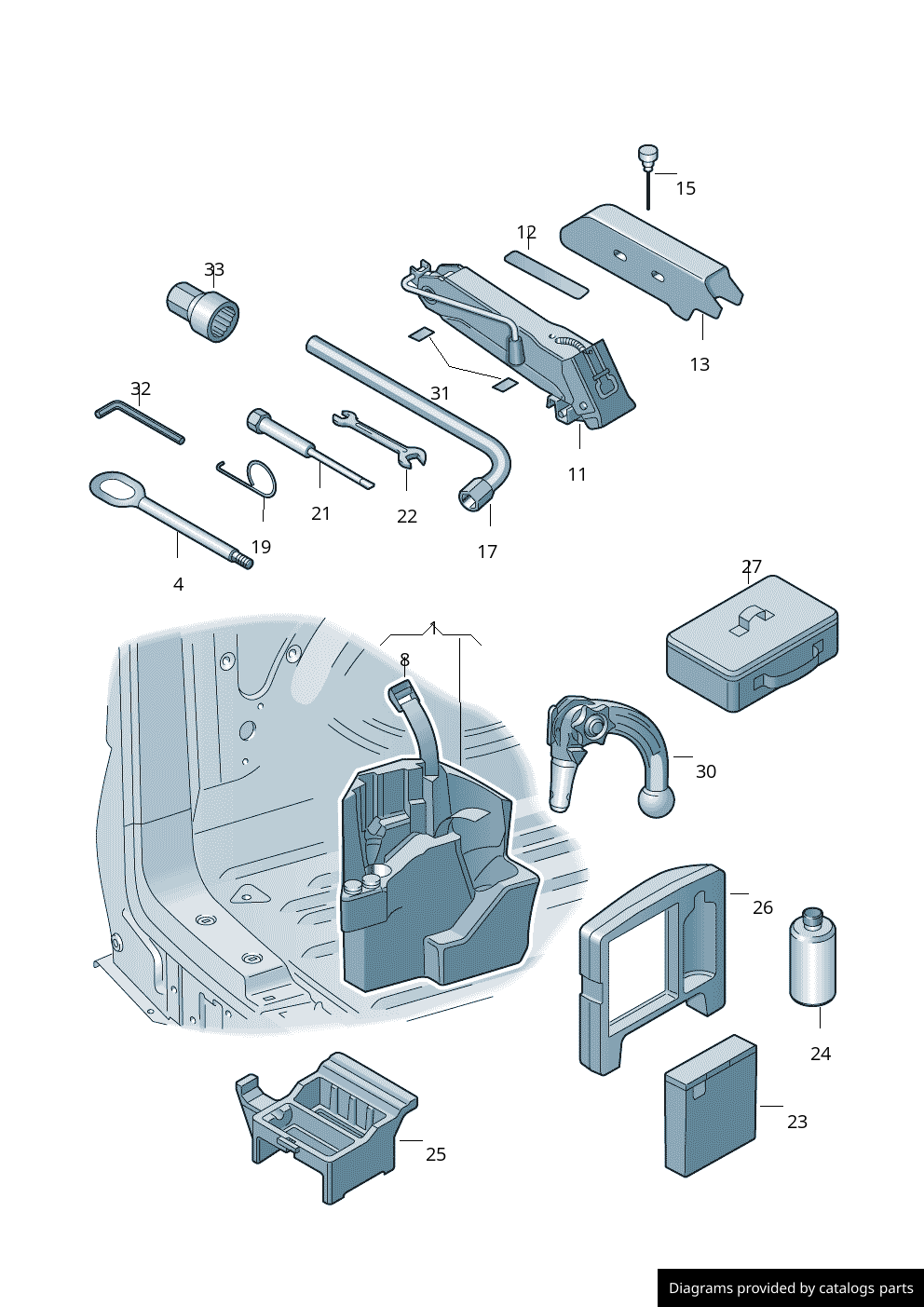Car part diagram