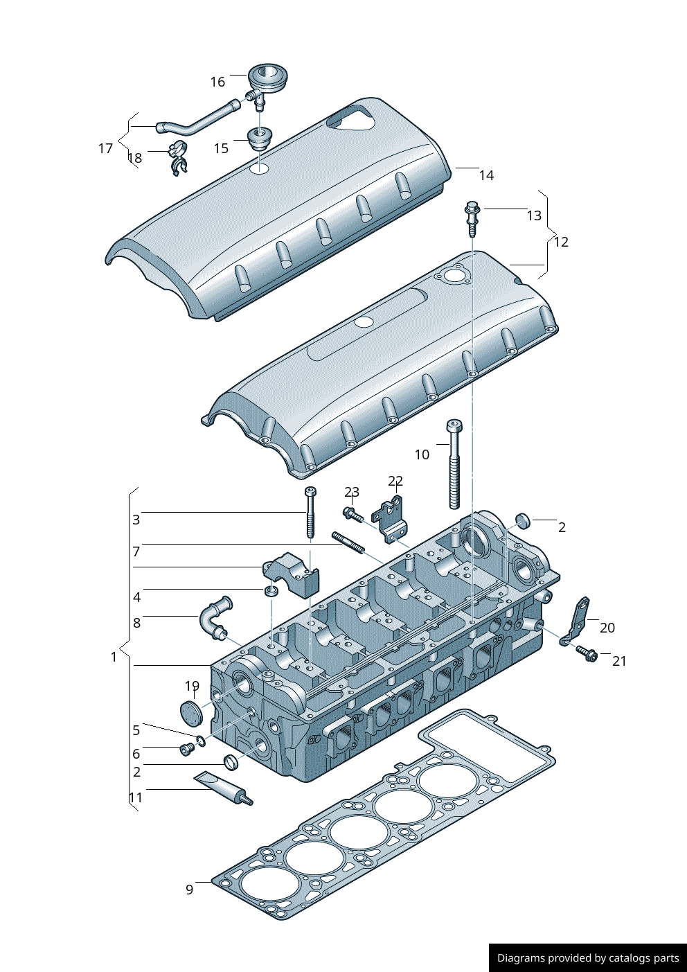 Car part diagram