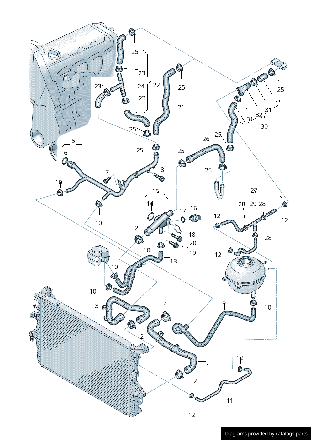 Car part diagram