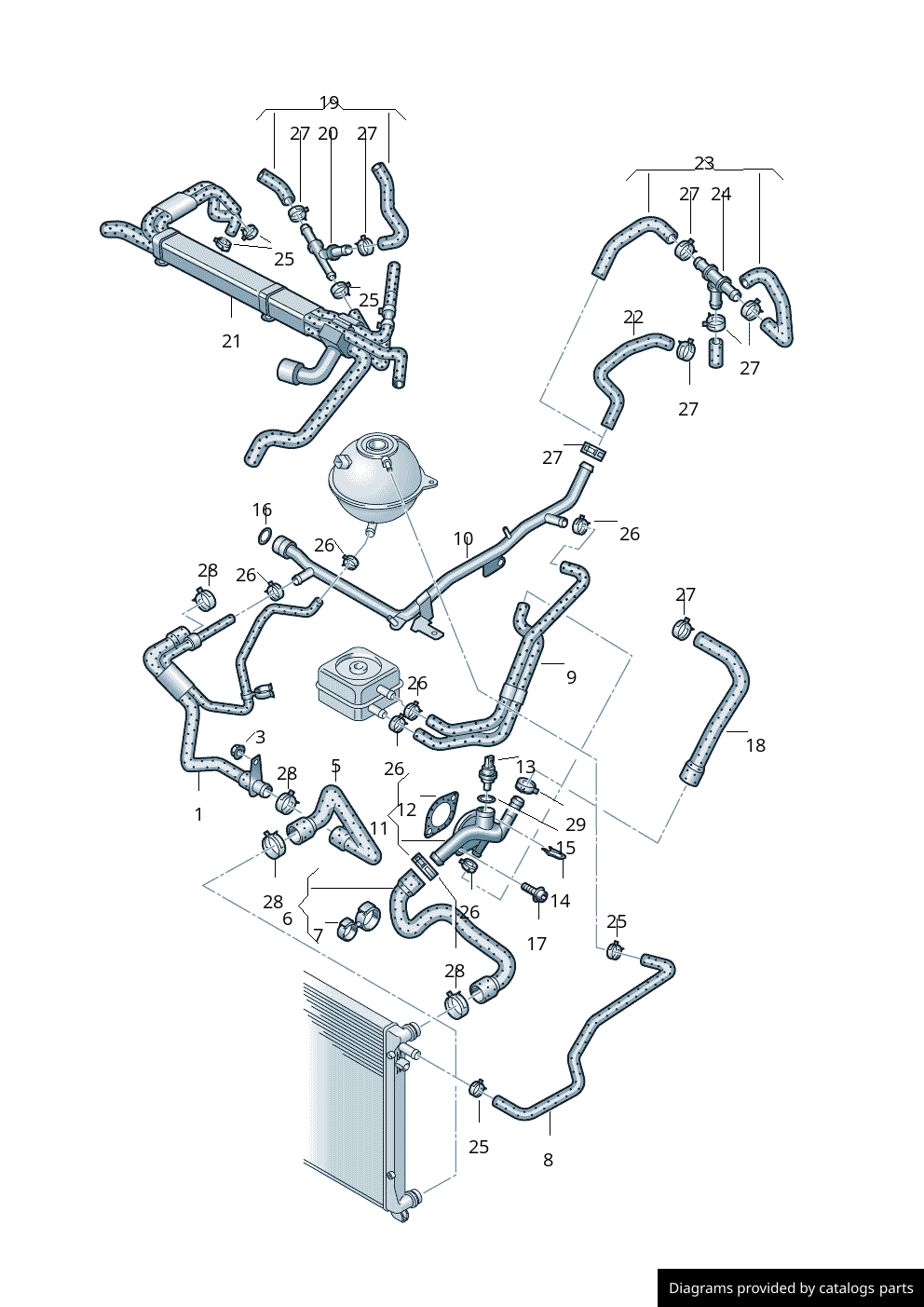 Car part diagram