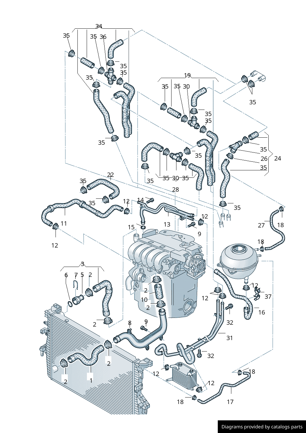 Car part diagram