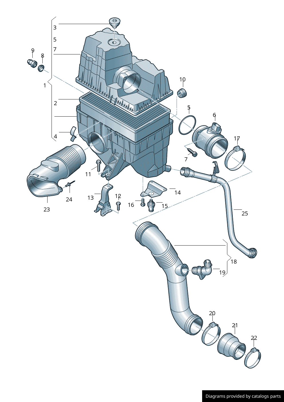Car part diagram