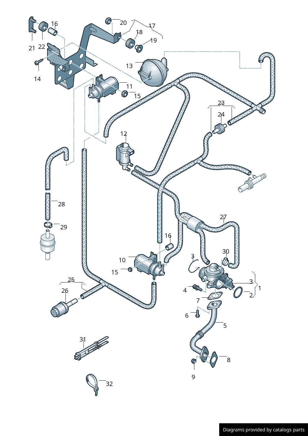Car part diagram